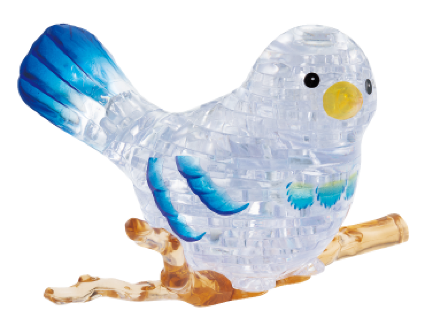 3D Crystal Puzzle - Bird (Clear)