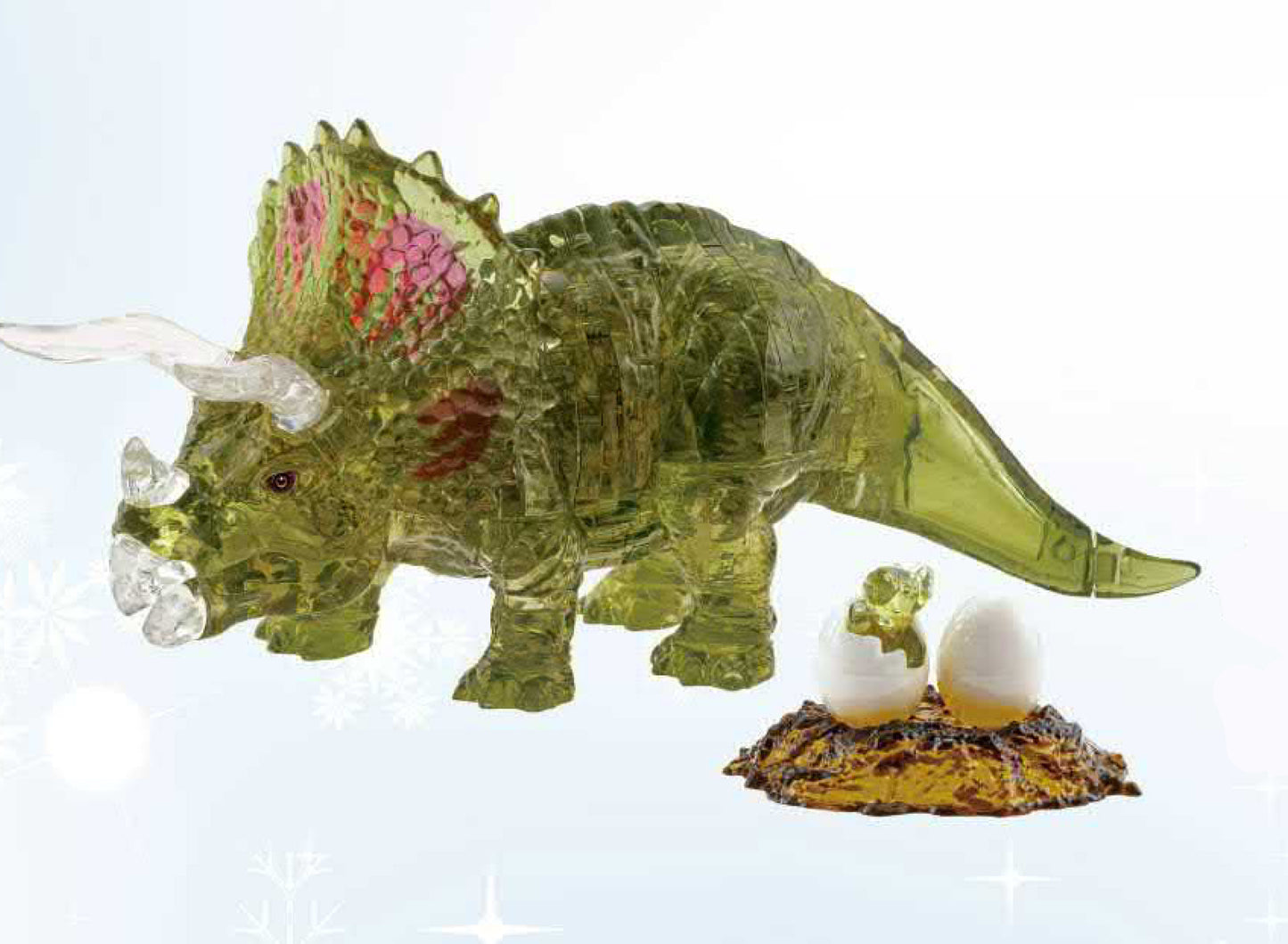 3D Crystal Puzzle - Triceratops