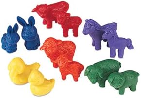 Friendly Farm Animal Counters (72 Pcs)