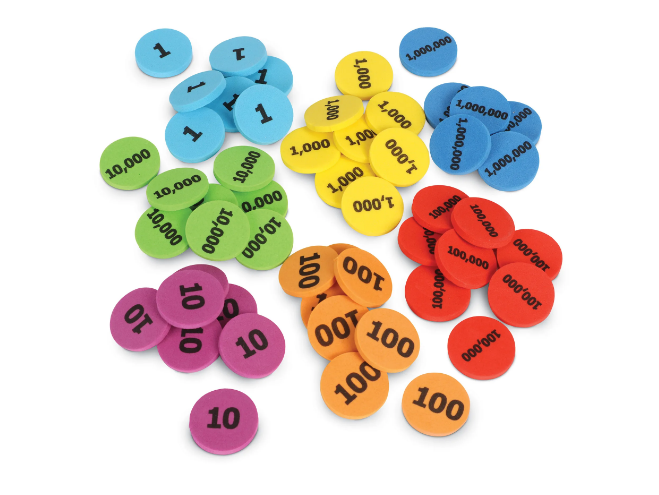 Place Value Disks(Set of 280)