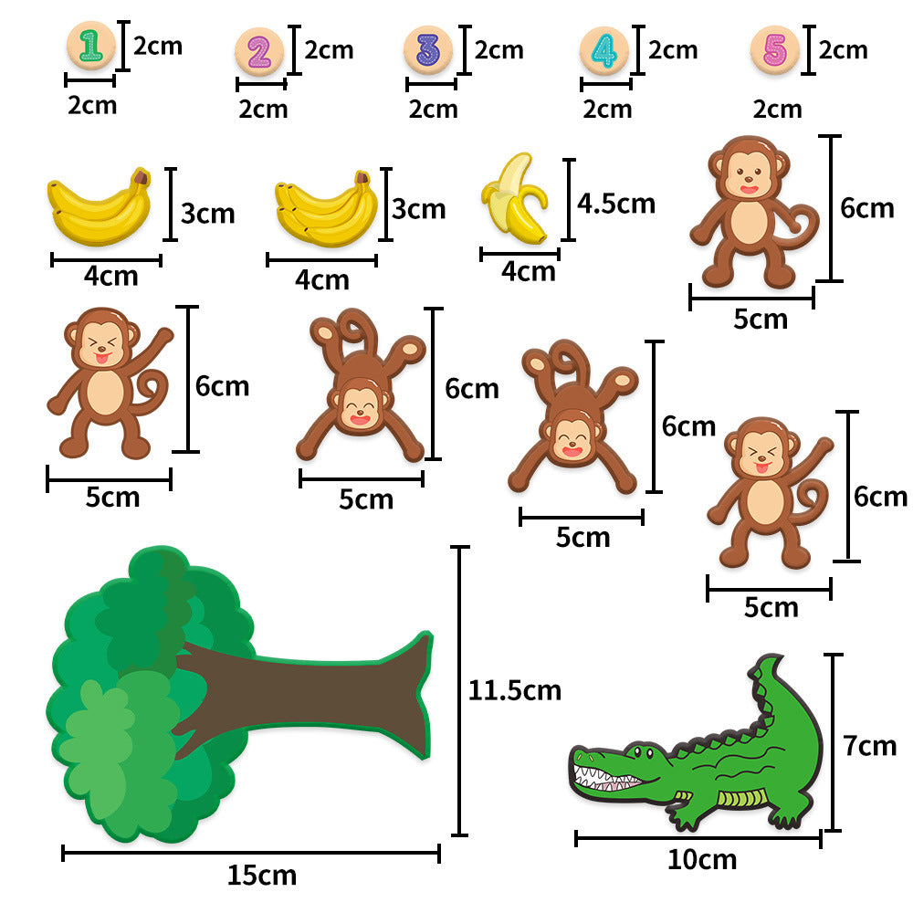 Five Little Ducks / Teasing Mr Crocodile Velcro Set
