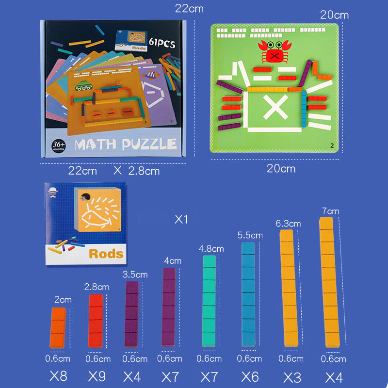 Math Puzzle (61pcs)