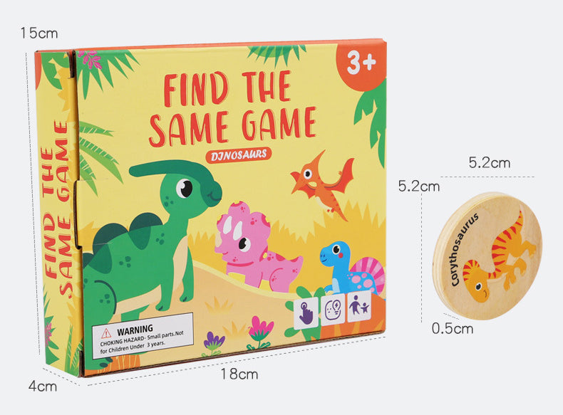Find the same game - Dinosaur