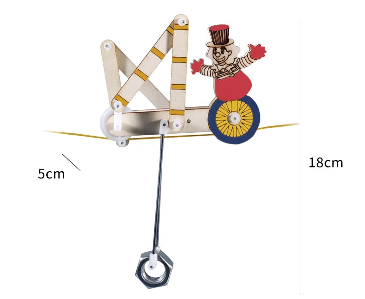 STEAM DIY - Clown Walking Tightrope