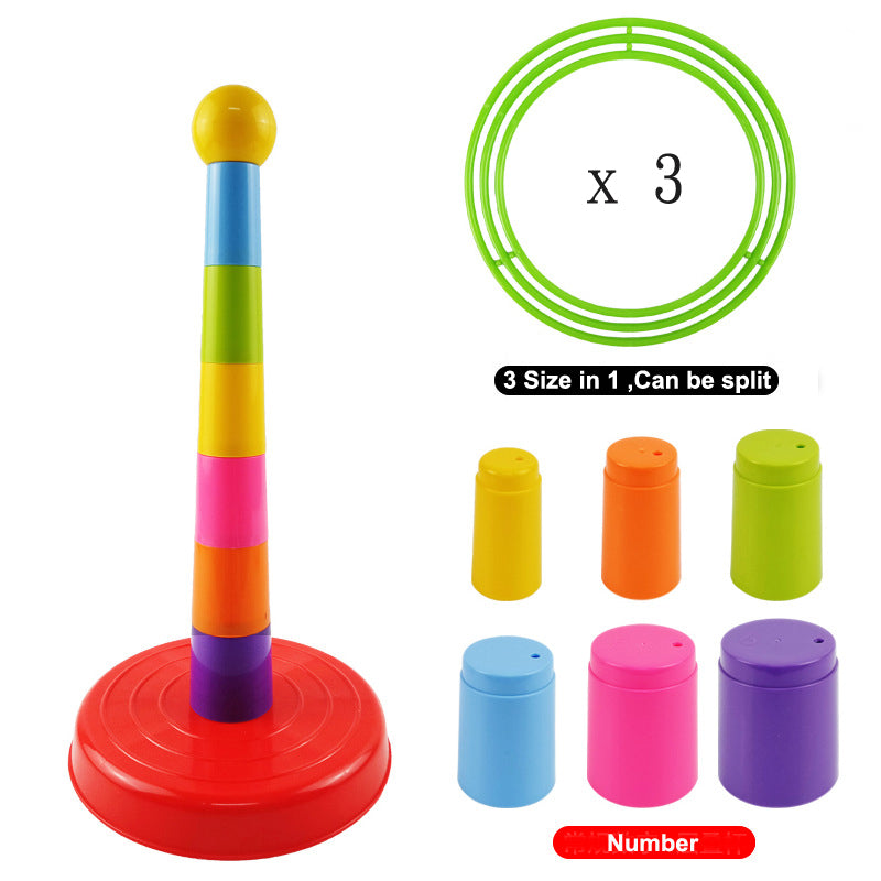 Number Toss the Ring Game in Bag