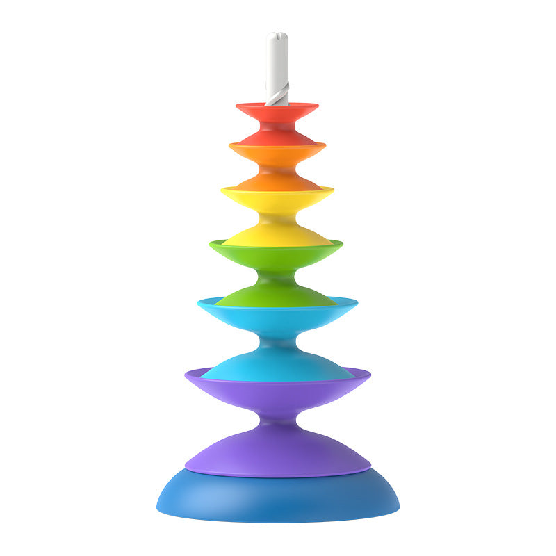 Pogibear Rainbow Circle Rotating Tower