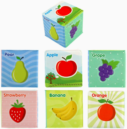 7cm Sponge Learning Cubes (6pcs)