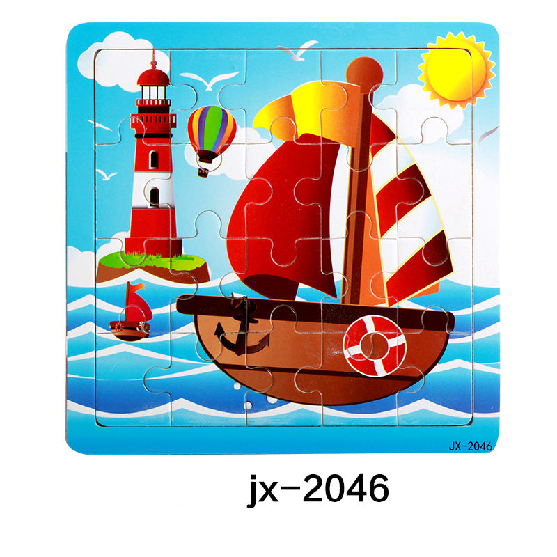 20pcs Wooden Puzzle
