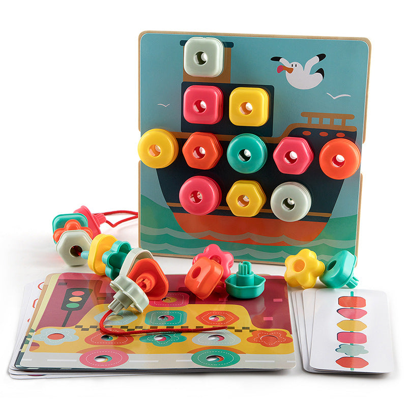 Top Bright Rainbow Stacking Sequencing Box