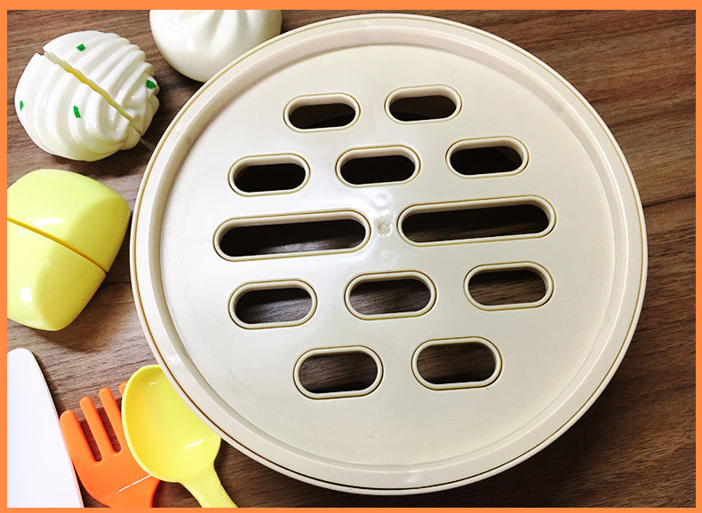 Cutting Food Toys - Dim Sum with Steamer