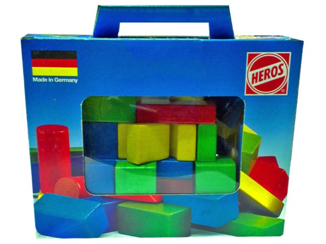 Heros - Wooden Building Blocks Baby Box (25 PCS)