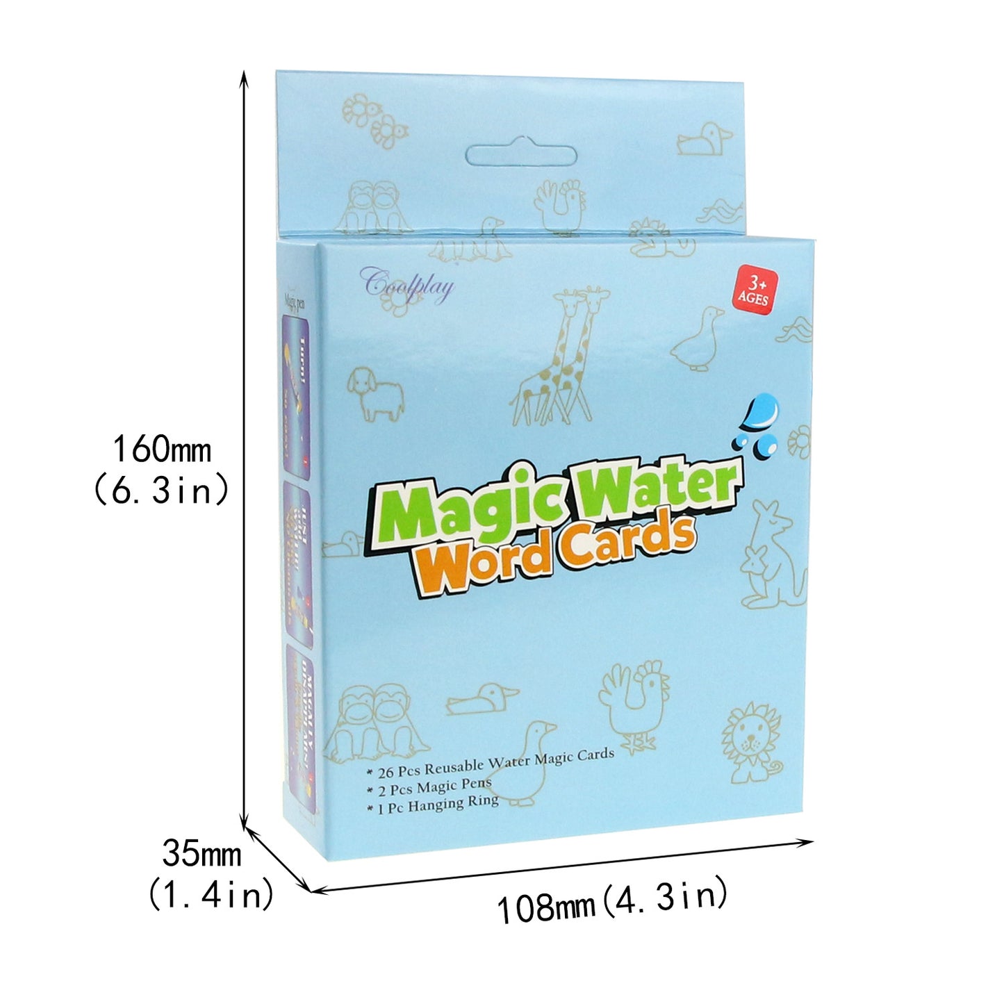 Water Magic Word Cards - Alphabet