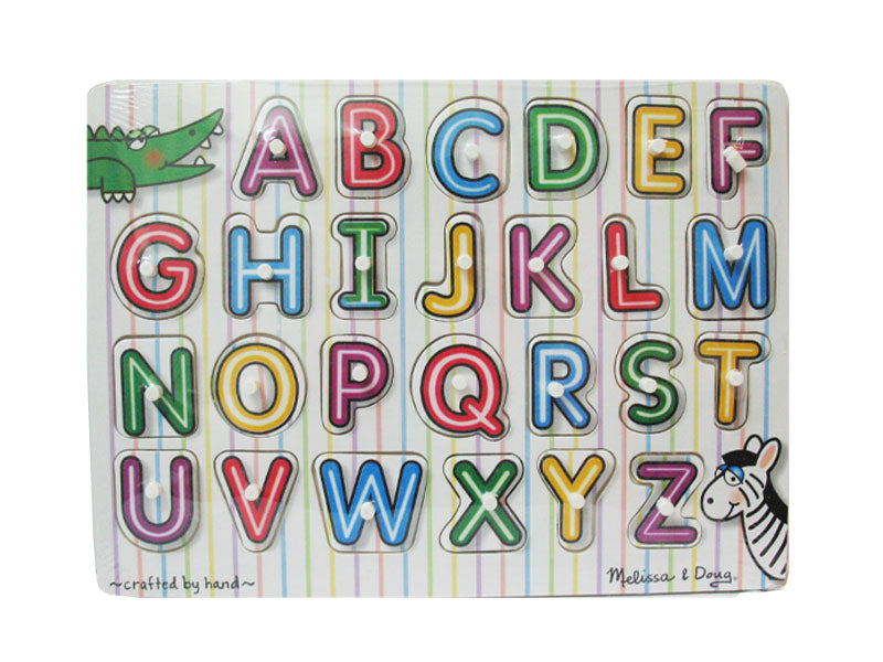 Peg Puzzle see - inside Alphabet