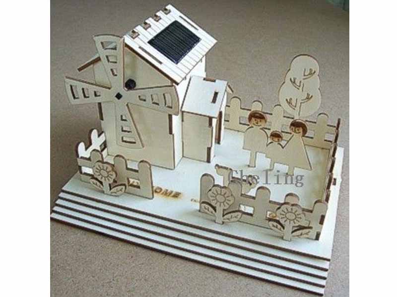 Solar Energy - DIY Plywood Solar Windmill House