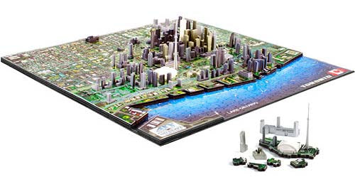 4D Cityscape Time Puzzle - Toronto