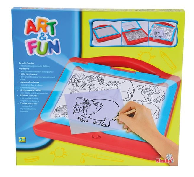 Light Projector With Drawing Area