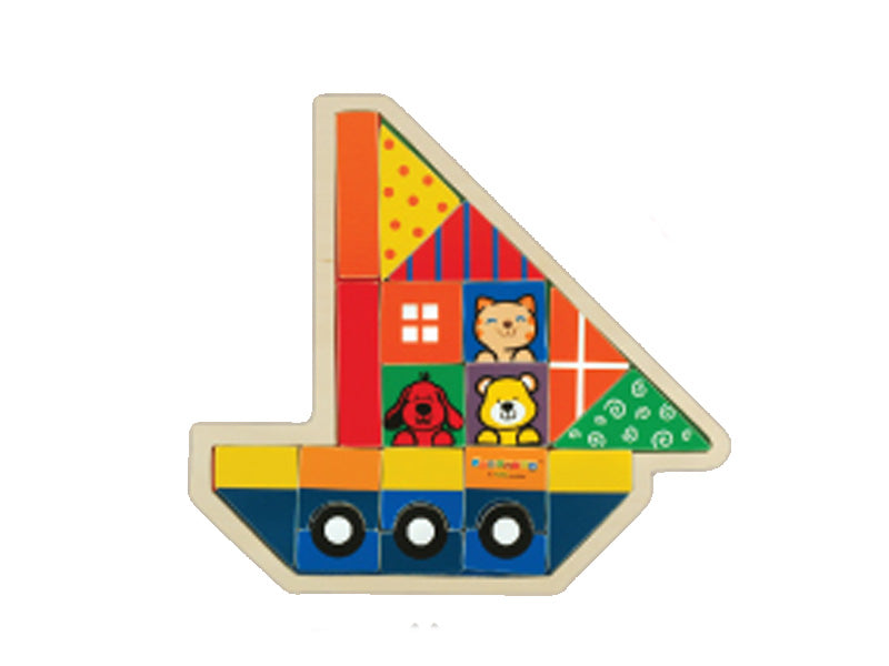 Sailboat Building Puzzle