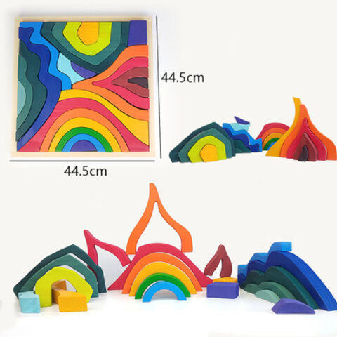 Wooden Blocks - Four Elements Building Set