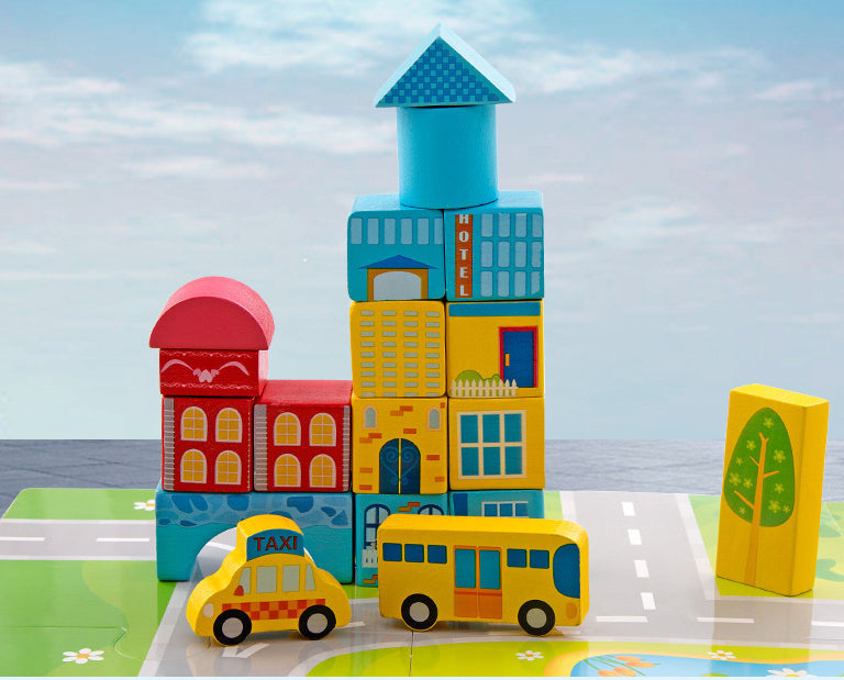 Onshine Municipal Transportation Blocks (62 pcs)