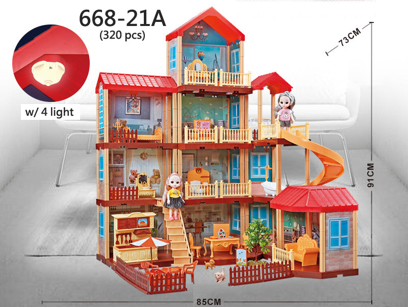 Princess doll house with Light
