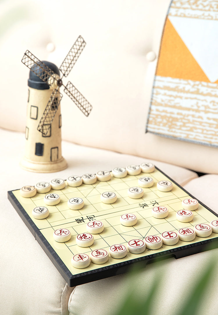 豪華木質磁性中國象棋