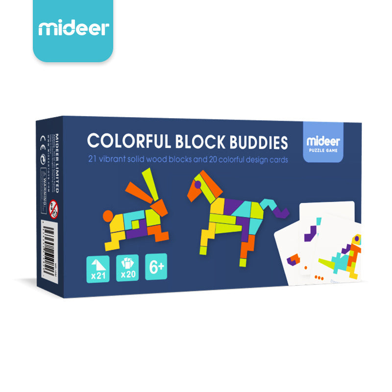 Mideer Colorful Block Buddies