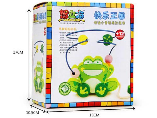 Happy Frog Pull Bead Car
