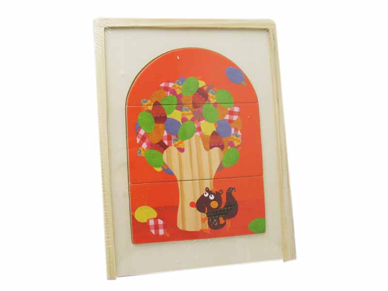Wooden Squirrel Puzzle Box