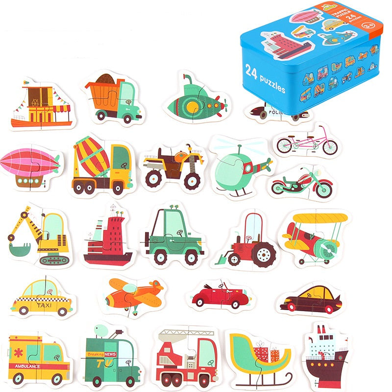 Traffic Puzzle (24 puzzles)