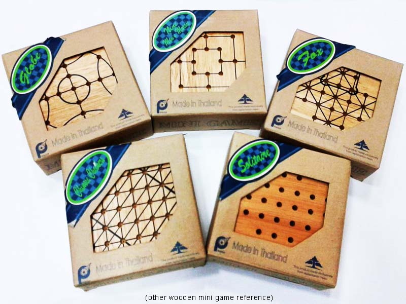 Wooden Mini Game - Globe