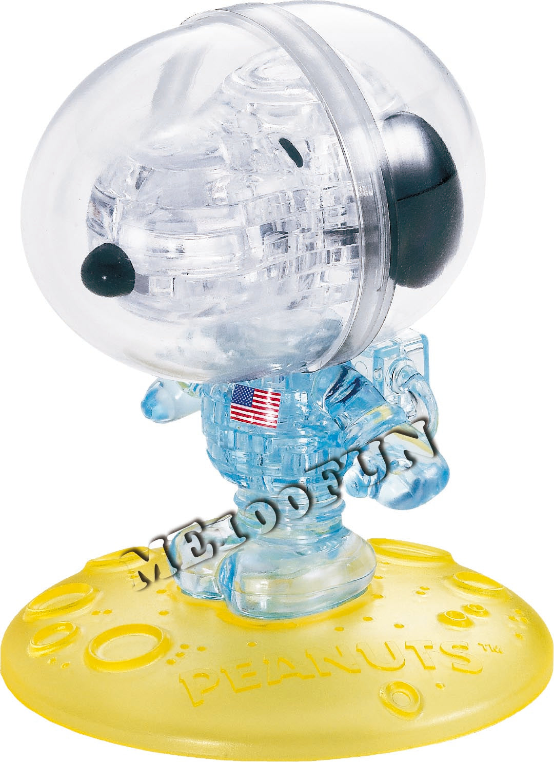 3D Crystal Puzzle - Snoopy Astronaut