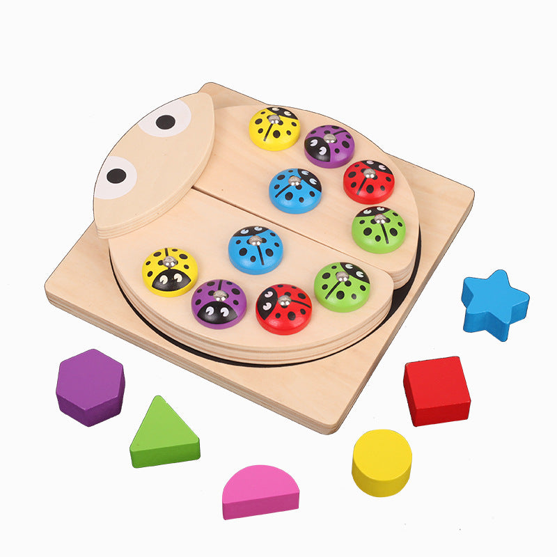 Wooden Magnetic Fishing Game Set