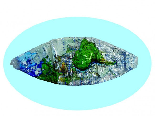 16' Inflatable Topographical Globe