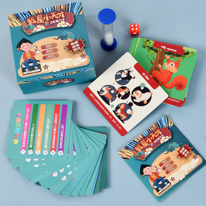 Little Genius Memory exercise card