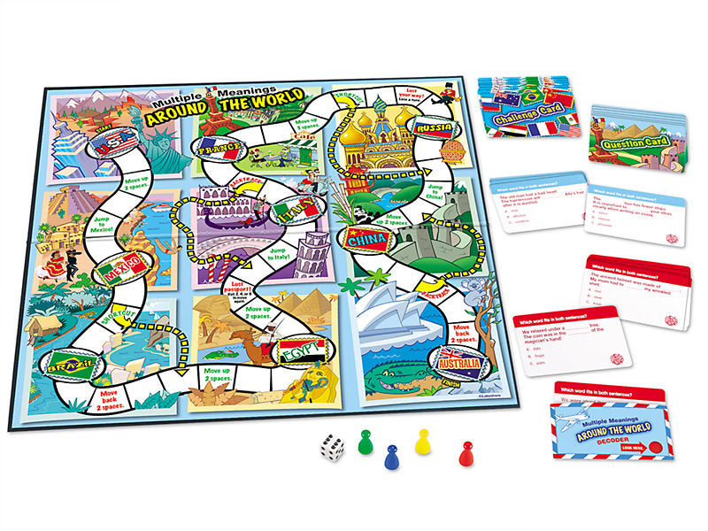Multiple Meanings Around the World Vocabulary Game