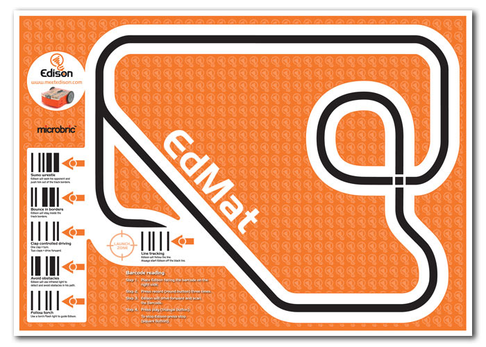 EdMat Edison Robot activity mat