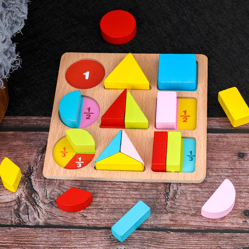 Fraction Geometric Sorting Board