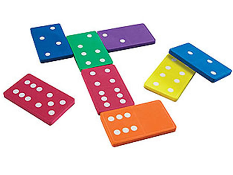 Jumbo Foam Dominoes