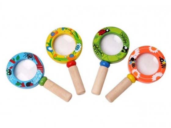 Wooden Magnifier Glass
