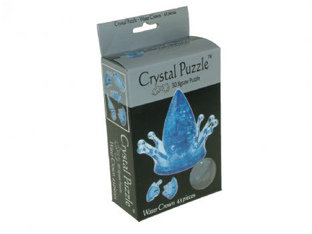 3D Crystal Puzzle - Water Crown