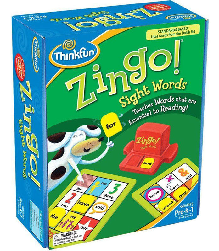 Zingo Sight Words