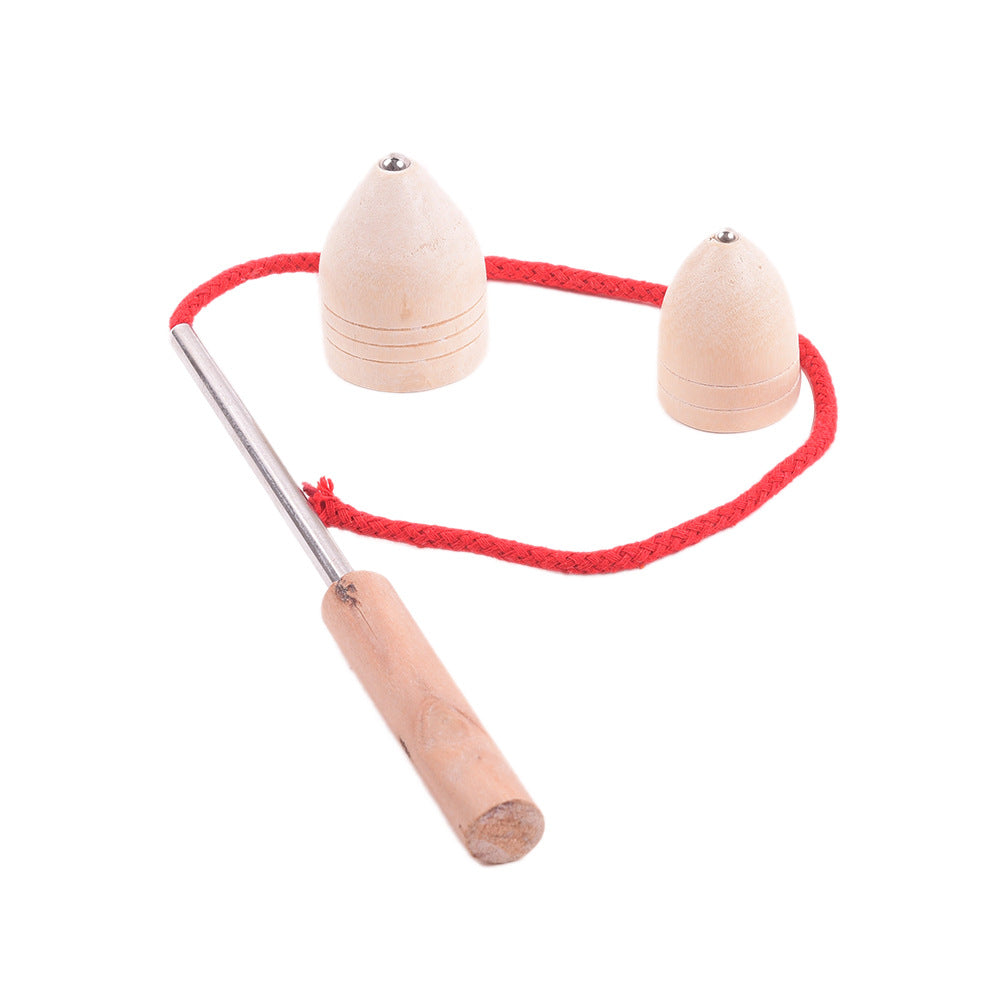 Wooden Spinning Top Set
