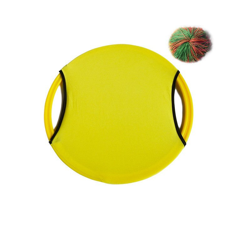 Tossing rubber band ball