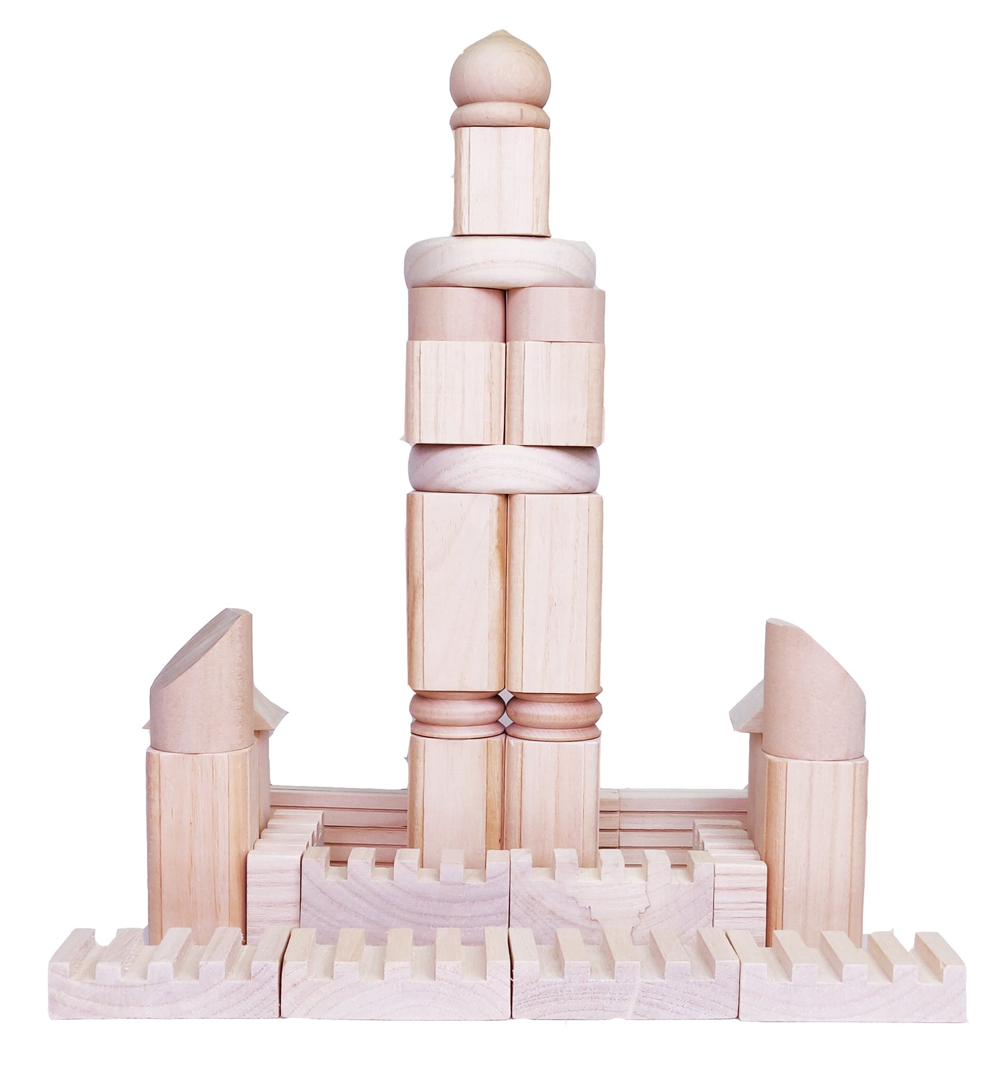 Wooden Building Construction Blocks (Castle)