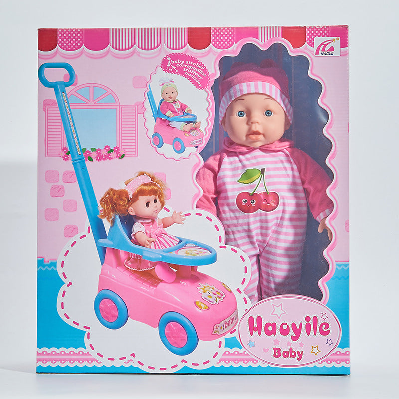 Haoyile Korean Baby Doll with trolley