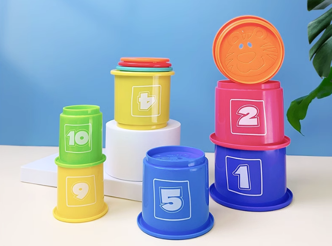 PLAYGO - Animals and Numbers Stacking Tower