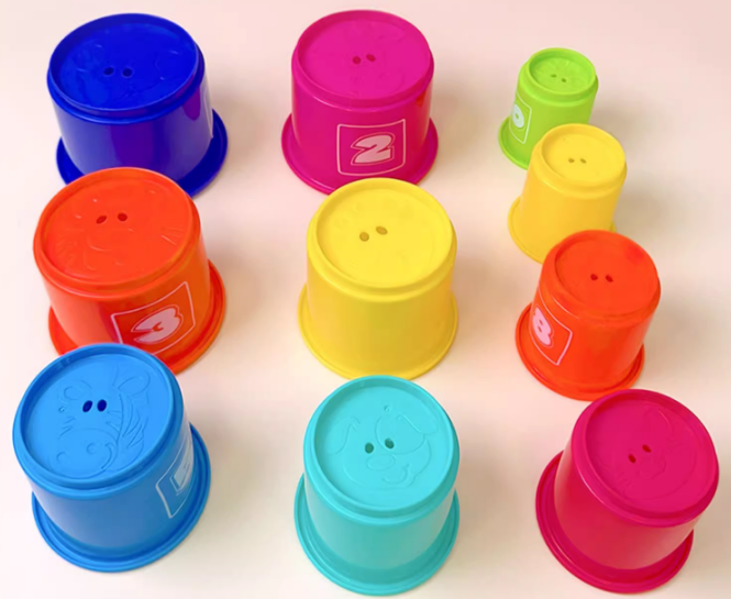 PLAYGO - Animals and Numbers Stacking Tower