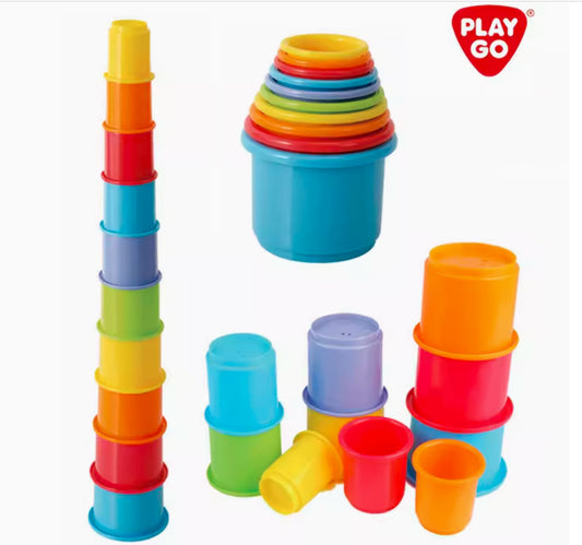 PLAYGO 彩虹疊杯