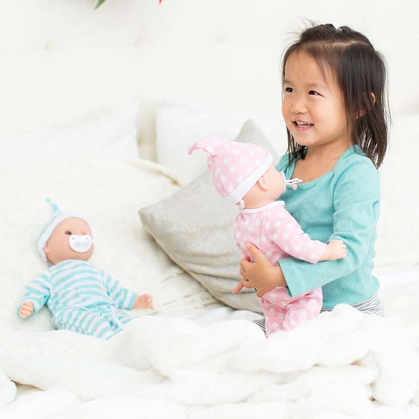 15" Mine to Love Twins Luke & Lucy Baby Dolls