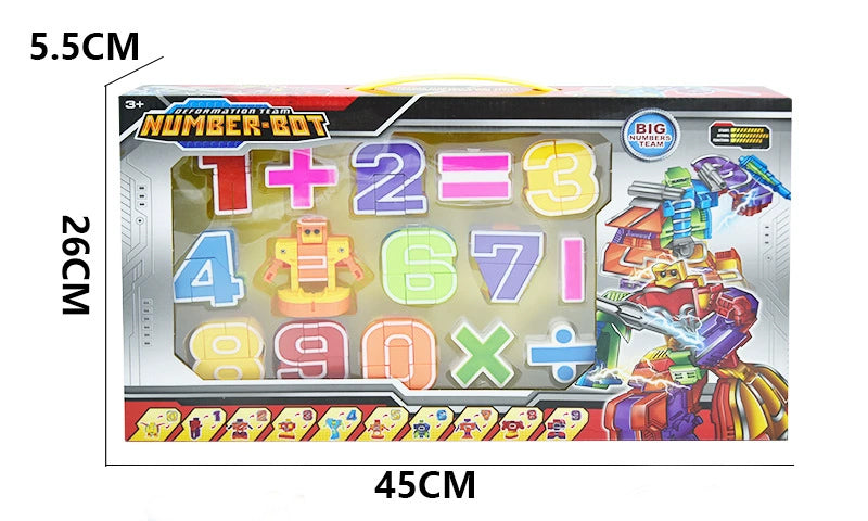 Number-bot Deformation Robot